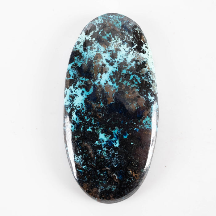 Shattuckite Cabachon 46.60 ct 38x19mm - InnerVision Crystals