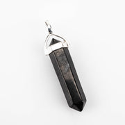 Shungite Hexagon Pendant 34mm - InnerVision Crystals