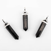 Shungite Hexagon Pendant 34mm - InnerVision Crystals