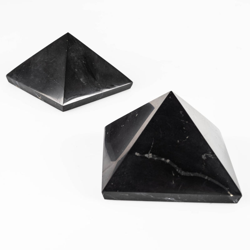 Shungite Pyramid 50mm - InnerVision Crystals
