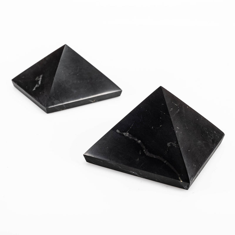 Shungite Pyramid 50mm - InnerVision Crystals