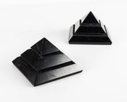 Shungite Saqqara Pyramid 50mm - InnerVision Crystals