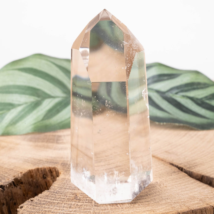 Smoky Lemurian Polished Point 90 g 67x31mm - InnerVision Crystals