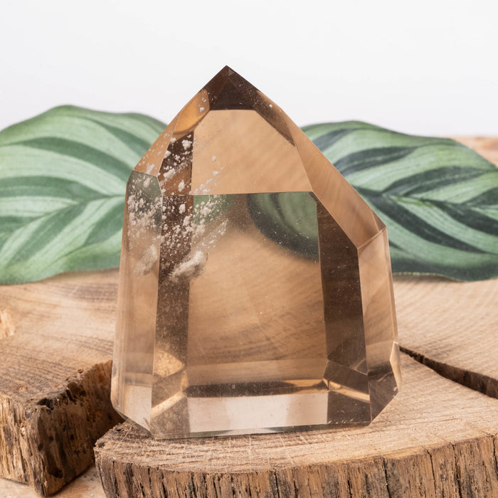 Smoky Quartz Polished Point 168 g 62x52mm - InnerVision Crystals
