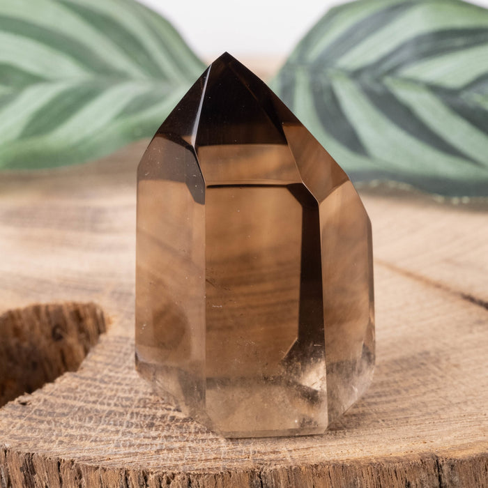 Smoky Quartz Polished Point 40 g 40x30mm - InnerVision Crystals