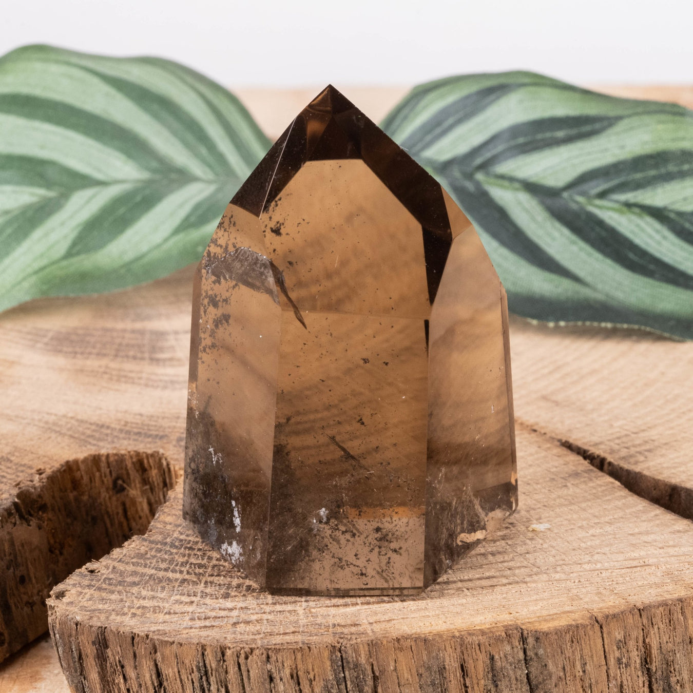 Smoky Quartz Polished Point 82 g 51x36mm - InnerVision Crystals