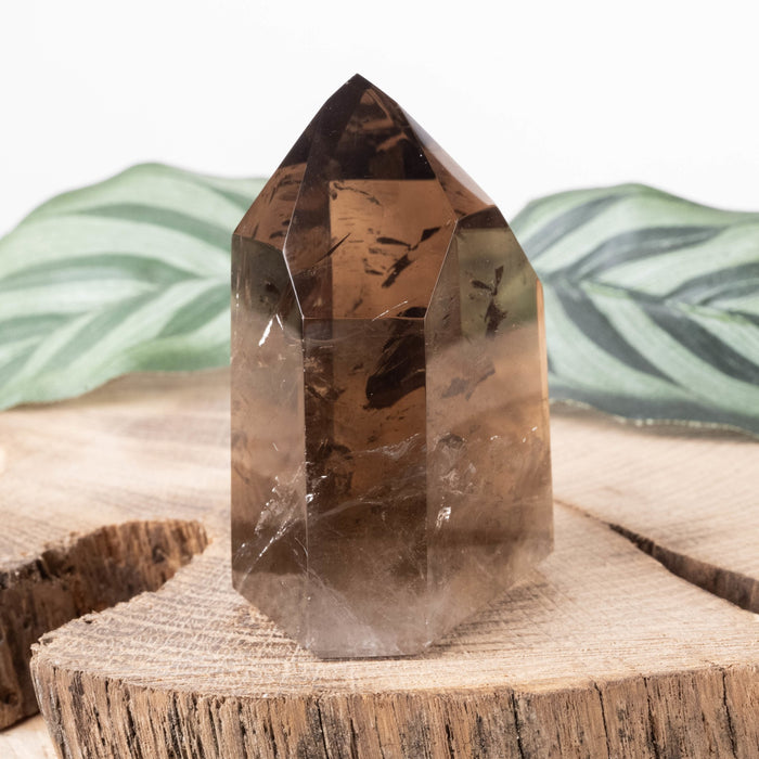Smoky Quartz Polished Point 98 g 55x42mm - InnerVision Crystals