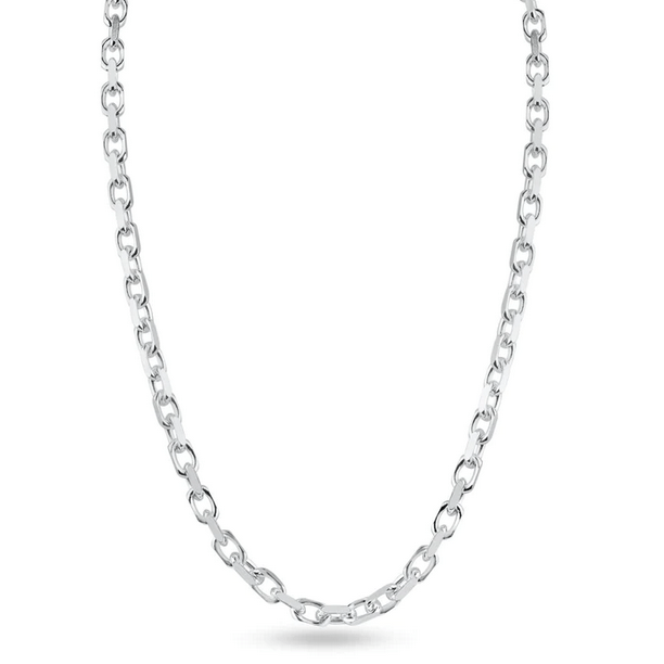 Sterling Silver .925 Chain | Forzatina (Diamond Cut) 3.2mm 26" - InnerVision Crystals