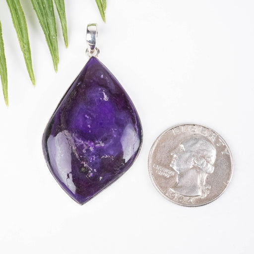 Sugilite Pendant 10.88 g 54x29mm - InnerVision Crystals