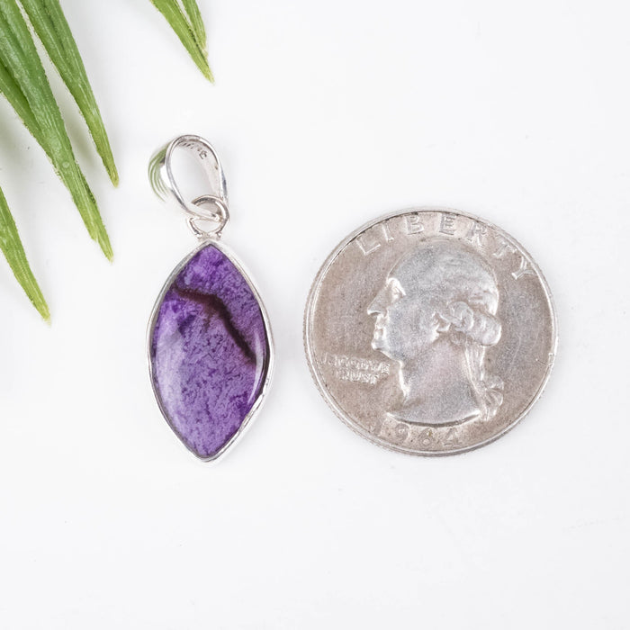 Sugilite Pendant 2.56 g 32x12mm - InnerVision Crystals