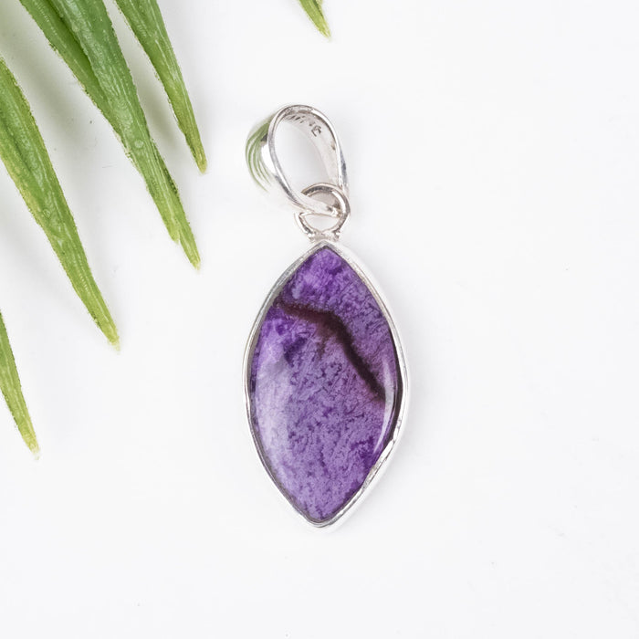 Sugilite Pendant 2.56 g 32x12mm - InnerVision Crystals