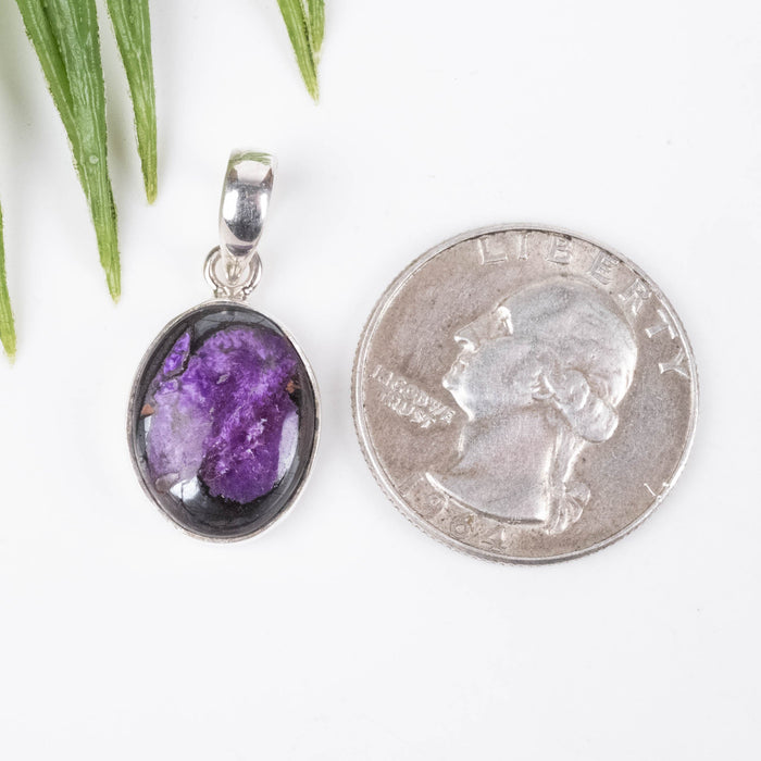 Sugilite Pendant 3.64 g 30x13mm - InnerVision Crystals