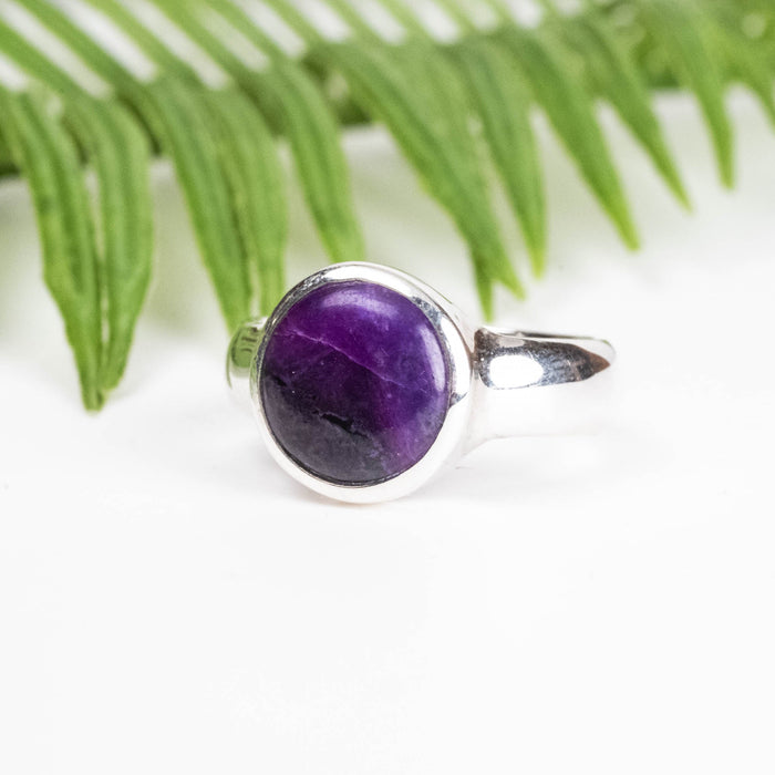 Sugilite Ring 10mm Size 6.5 - InnerVision Crystals