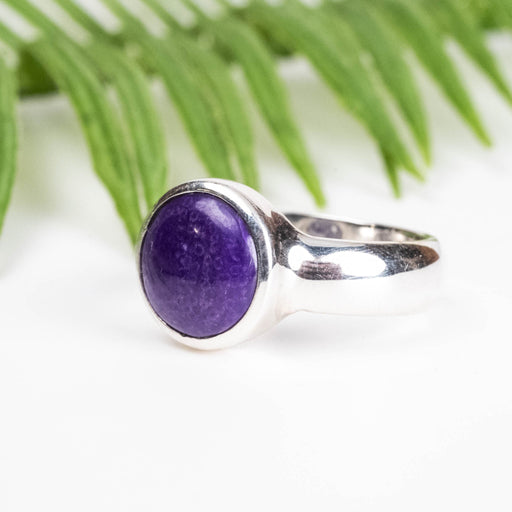 Sugilite Ring 10mm Size 8 - InnerVision Crystals