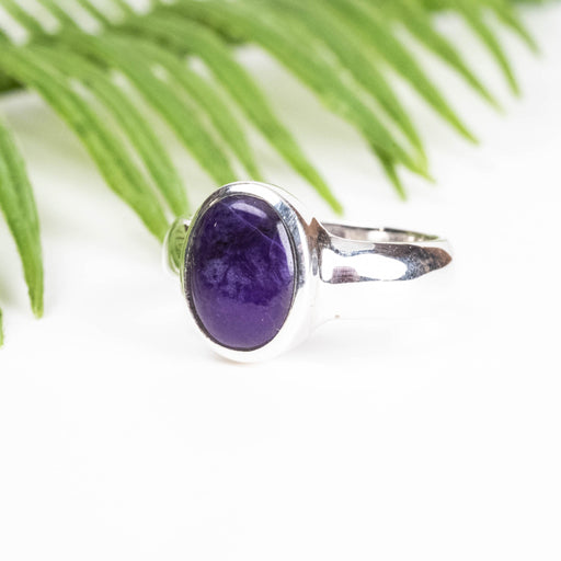 Sugilite Ring 10x8mm Size 6 - InnerVision Crystals