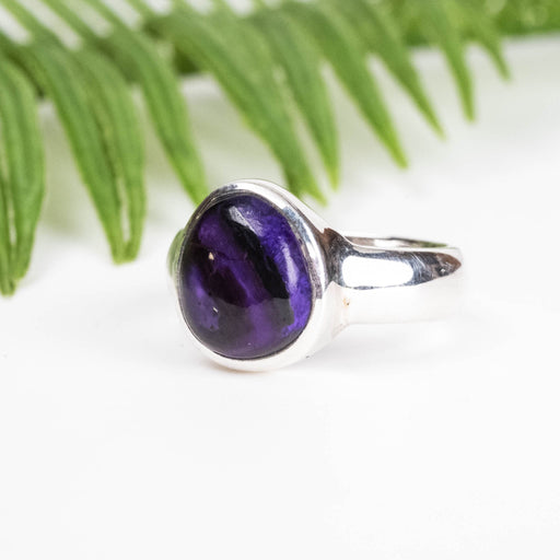 Sugilite Ring 10x9mm Size 6.5 - InnerVision Crystals