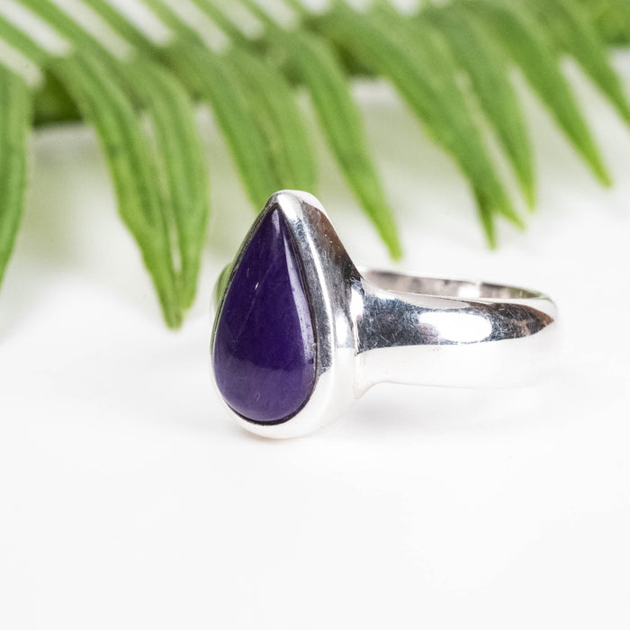 Sugilite Ring 11x7mm Size 7 - InnerVision Crystals