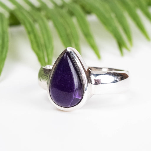 Sugilite Ring 11x7mm Size 7.5 - InnerVision Crystals