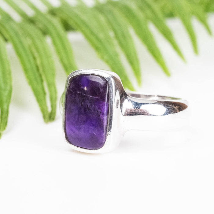 Sugilite Ring 11x8mm Size 8 - InnerVision Crystals
