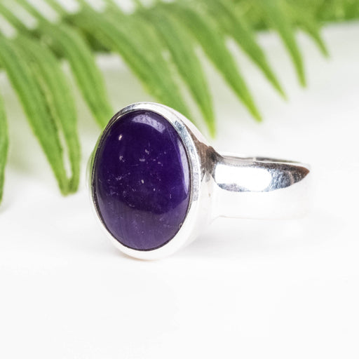 Sugilite Ring 12x10mm Size 9 - InnerVision Crystals