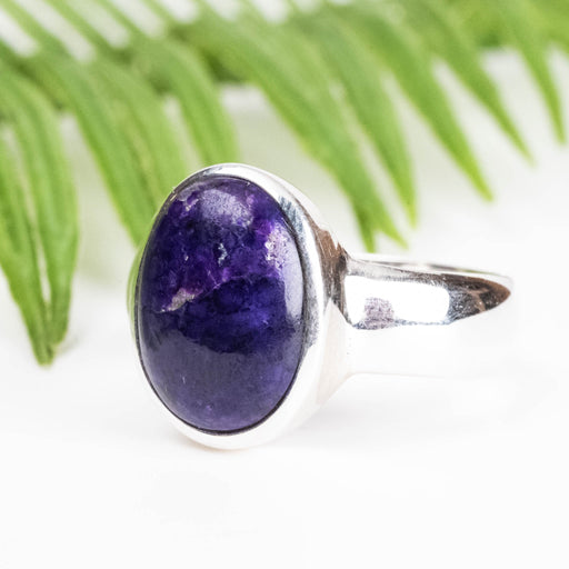 Sugilite Ring 13x10mm Size 10 - InnerVision Crystals