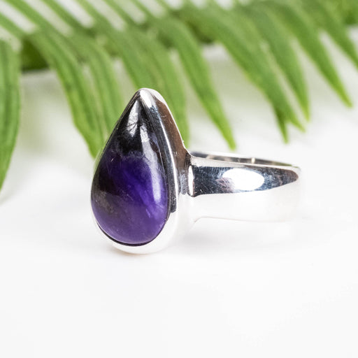Sugilite Ring 13x8mm Size 7.5 - InnerVision Crystals