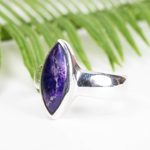 Sugilite Ring 15x7mm Size 10 - InnerVision Crystals