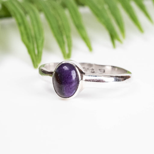 Sugilite Ring 7x5mm Size 8.5 - InnerVision Crystals