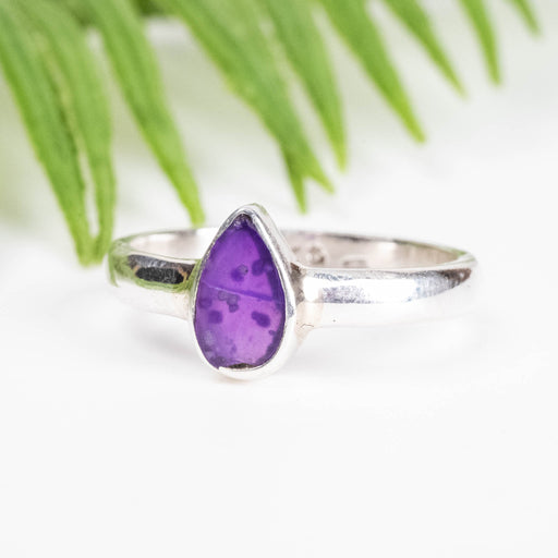 Sugilite Ring 8x5mm Size 8 - InnerVision Crystals