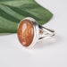Sunstone Ring 13x9mm Size 6 - InnerVision Crystals