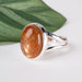Sunstone Ring 13x9mm Size 7 - InnerVision Crystals