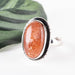 Sunstone Ring 18x11mm Size 8.5 - InnerVision Crystals