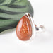 Sunstone Ring 18x12mm Size 6 - InnerVision Crystals