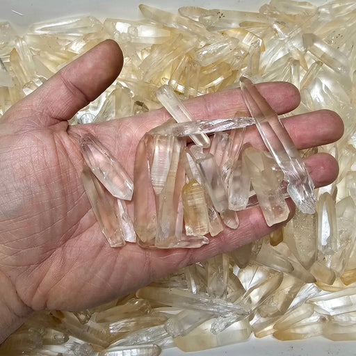 Tangerine Lemurian Seed Quartz Crystals BRAZIL 1" - 3" | Wholesale - InnerVision Crystals