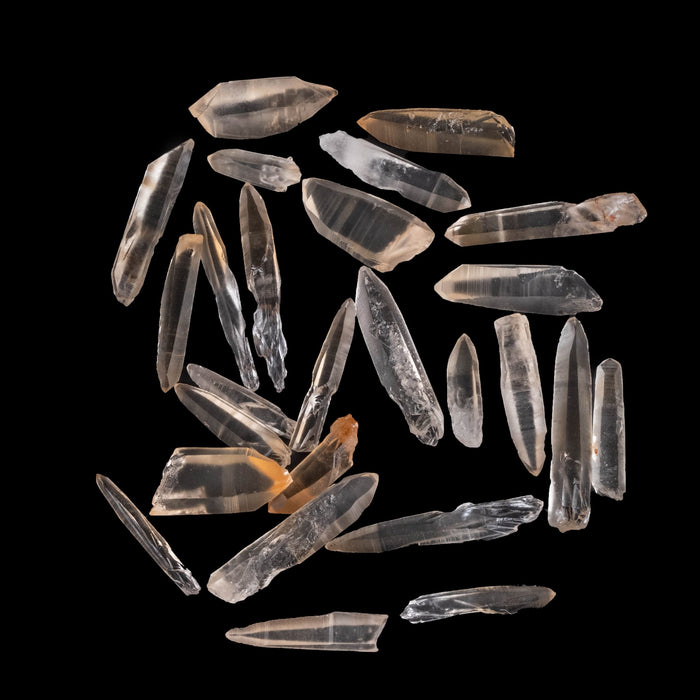 Tangerine Lemurian Seed Quartz Crystals BRAZIL 1" - 3" | Wholesale Lot - InnerVision Crystals