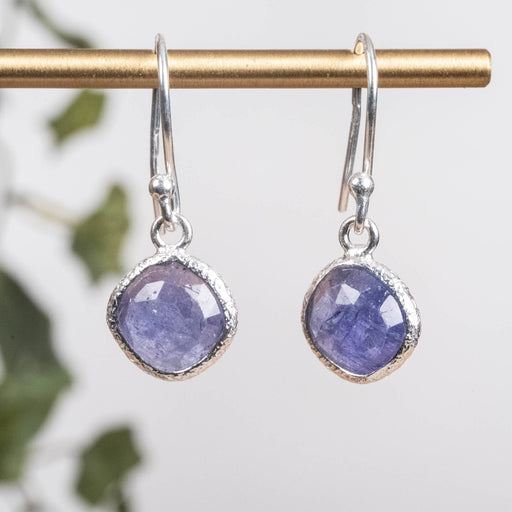 Tanzanite Earrings 7.5mm - InnerVision Crystals