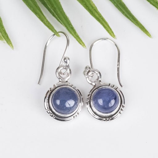 Tanzanite Earrings 8mm - InnerVision Crystals