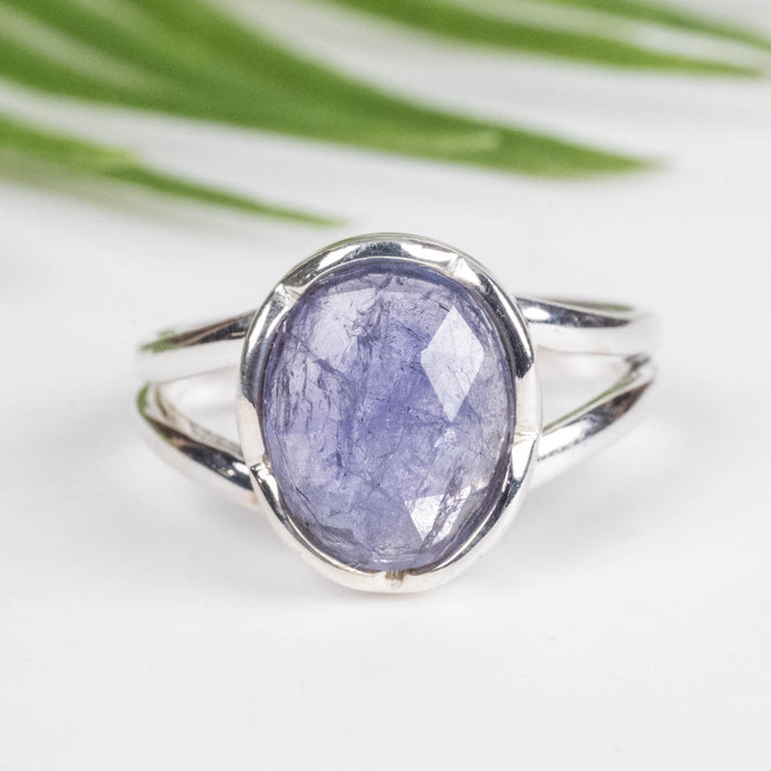 Tanzanite Ring 10x8mm Size 7.5 - InnerVision Crystals