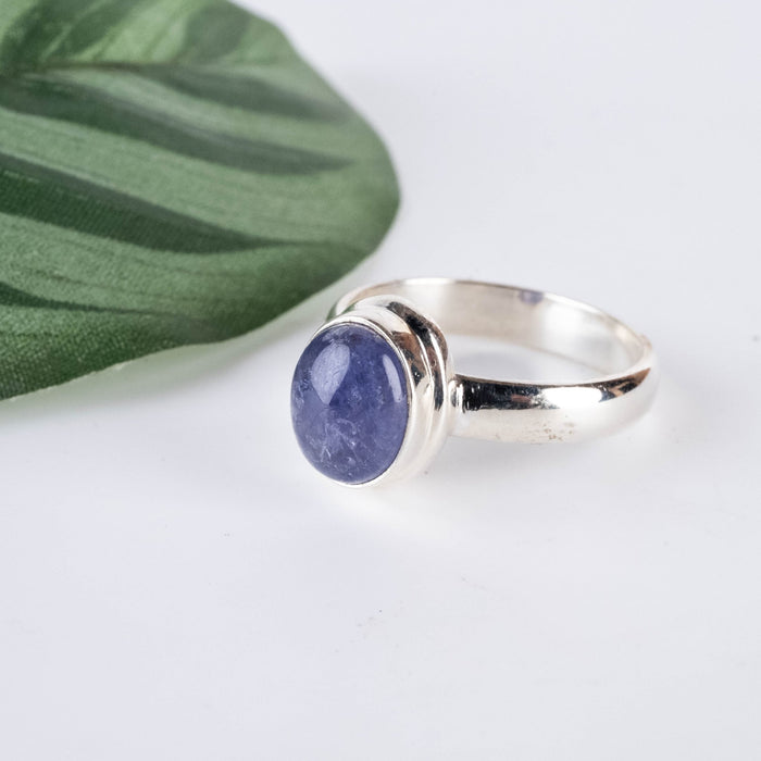 Tanzanite Ring 10x8mm Size 9 - InnerVision Crystals