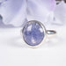 Tanzanite Ring 12x10mm Size 7 - InnerVision Crystals