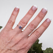 Tanzanite Ring 4.5mm .925 Silver | Choose Size - InnerVision Crystals