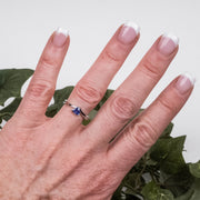 Tanzanite Ring 5mm .925 Silver | Choose Size - InnerVision Crystals