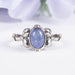 Tanzanite Ring 7x5mm Size 6.5 - InnerVision Crystals