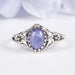 Tanzanite Ring 7x5mm Size 7 - InnerVision Crystals
