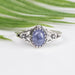 Tanzanite Ring 7x5mm Size 8.5 - InnerVision Crystals