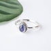 Tanzanite Ring 7x5mm Size 9 - InnerVision Crystals