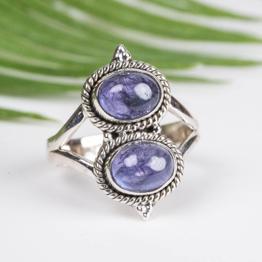 Tanzanite Ring 8x6mm Size 8 - InnerVision Crystals