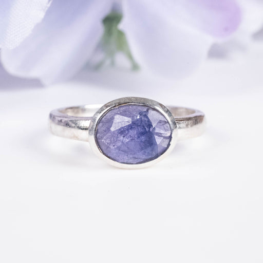 Tanzanite Ring 9x7mm Size 6.5 - InnerVision Crystals