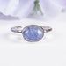 Tanzanite Ring 9x7mm Size 7 - InnerVision Crystals