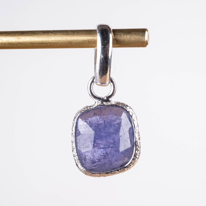Tanzanite Rose Cut Pendant 1.38 g 22x10mm - InnerVision Crystals